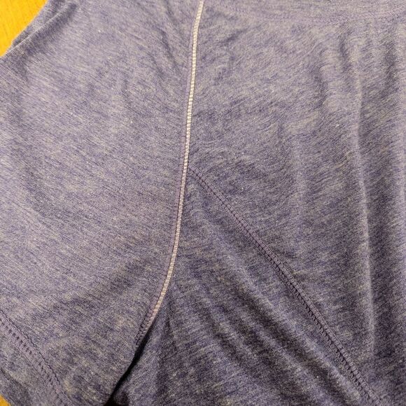 NWT tangerine XL purple top. Short sleeved athletic top. - Picture 3 of 6